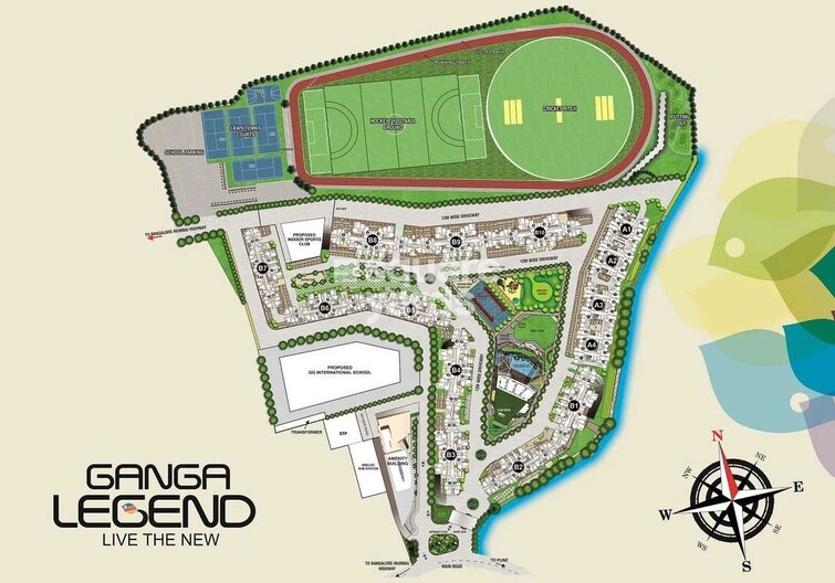 Ganga Legend Master Plan Image