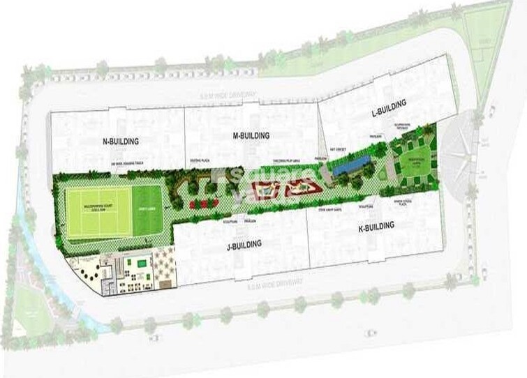 Goel Ganga Millennia Master Plan Image