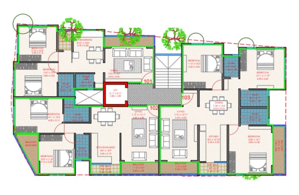 Gangotree Sangeetdhara Floor Plans