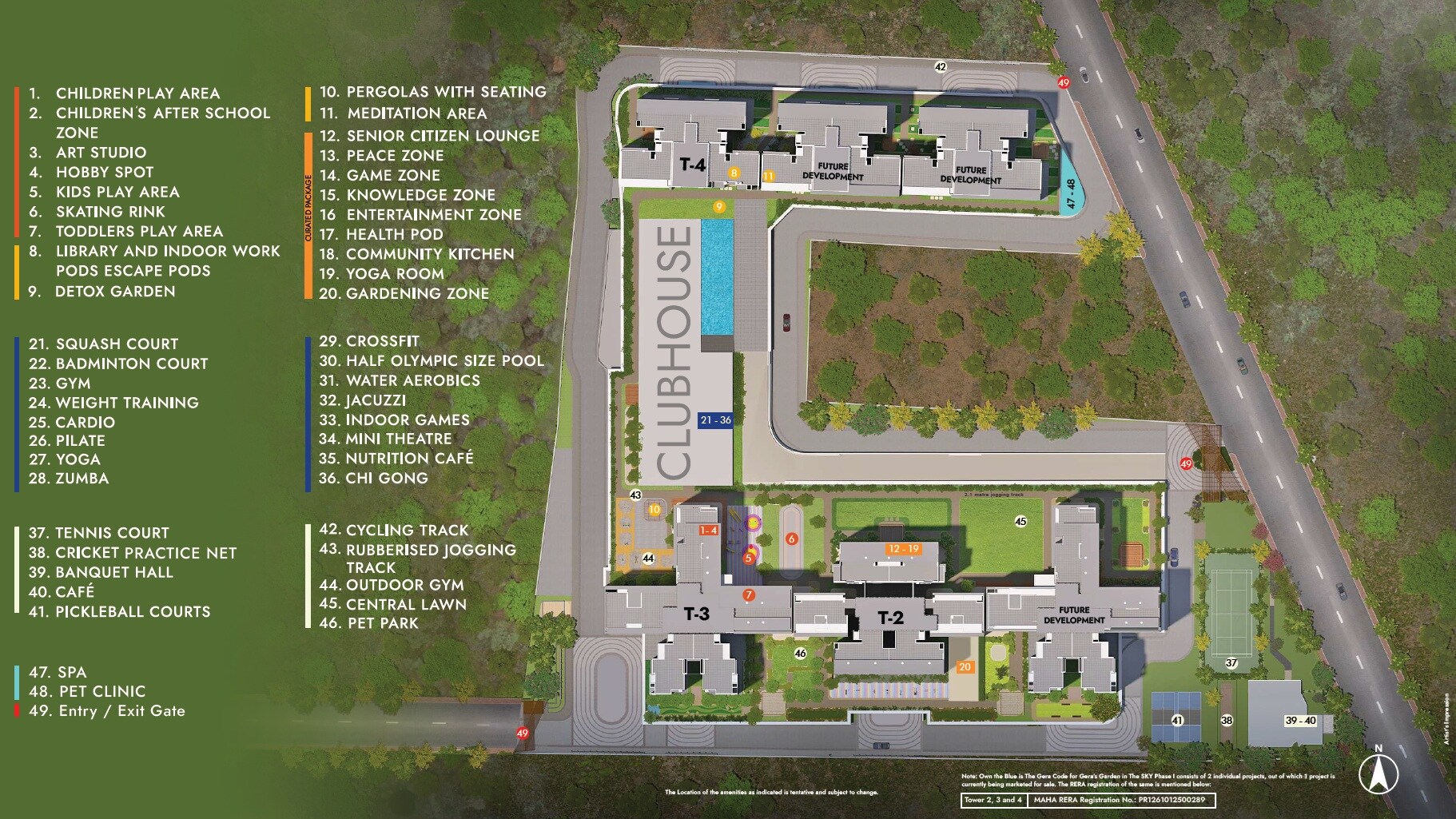 Gera Garden In The Sky Master Plan 1