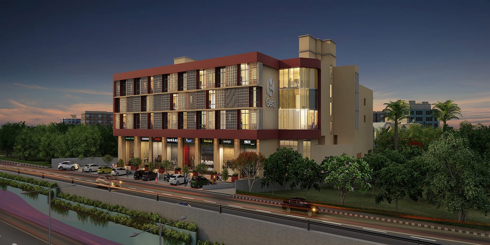 Gera Imperium Oasis residential project in Pimpri