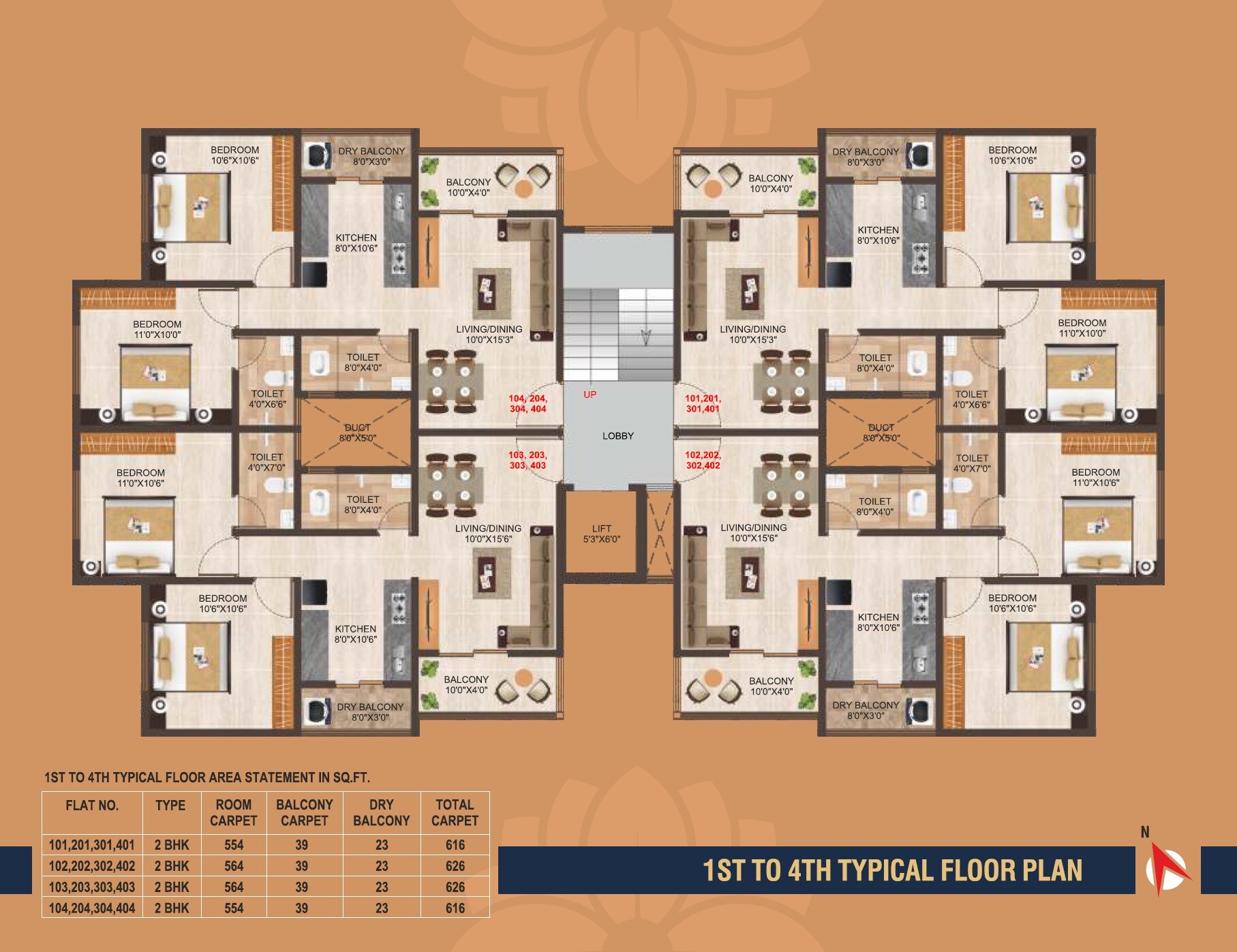 Ghule Golden Core Floor Plans