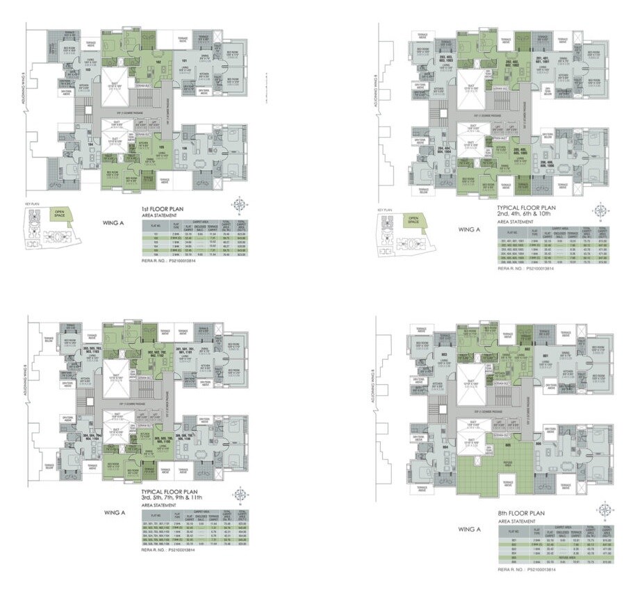 Gini Aria Floor Plans