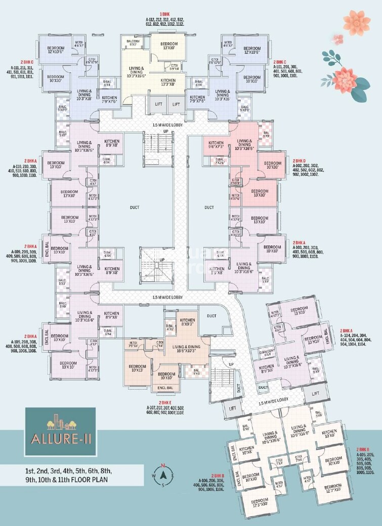 GK Allure Floor Plans