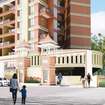 GK Dwarka Heights Entrance View