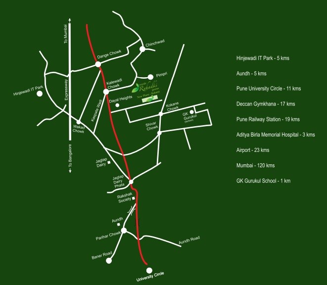 GK Royale Rahadki Greens Location Image