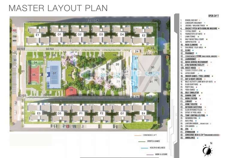 godrej 24x7 project master plan image1