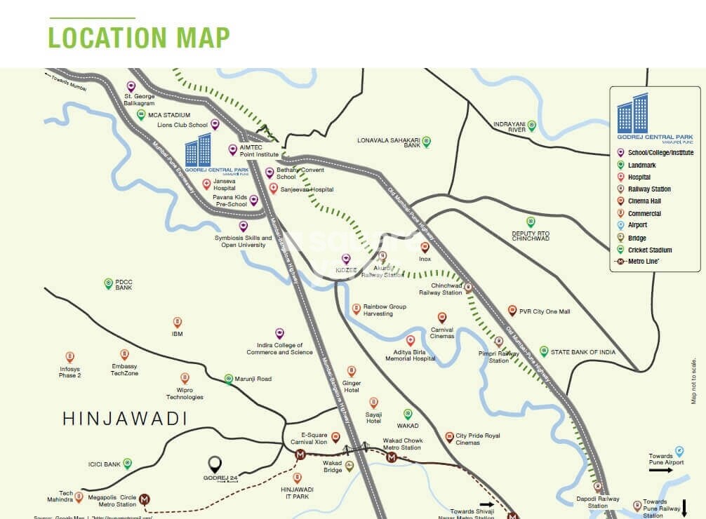 Godrej Central Park Location Image