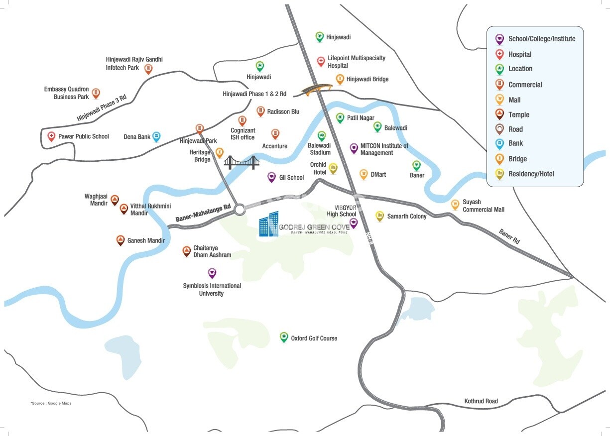 Godrej Green Cove Location Image