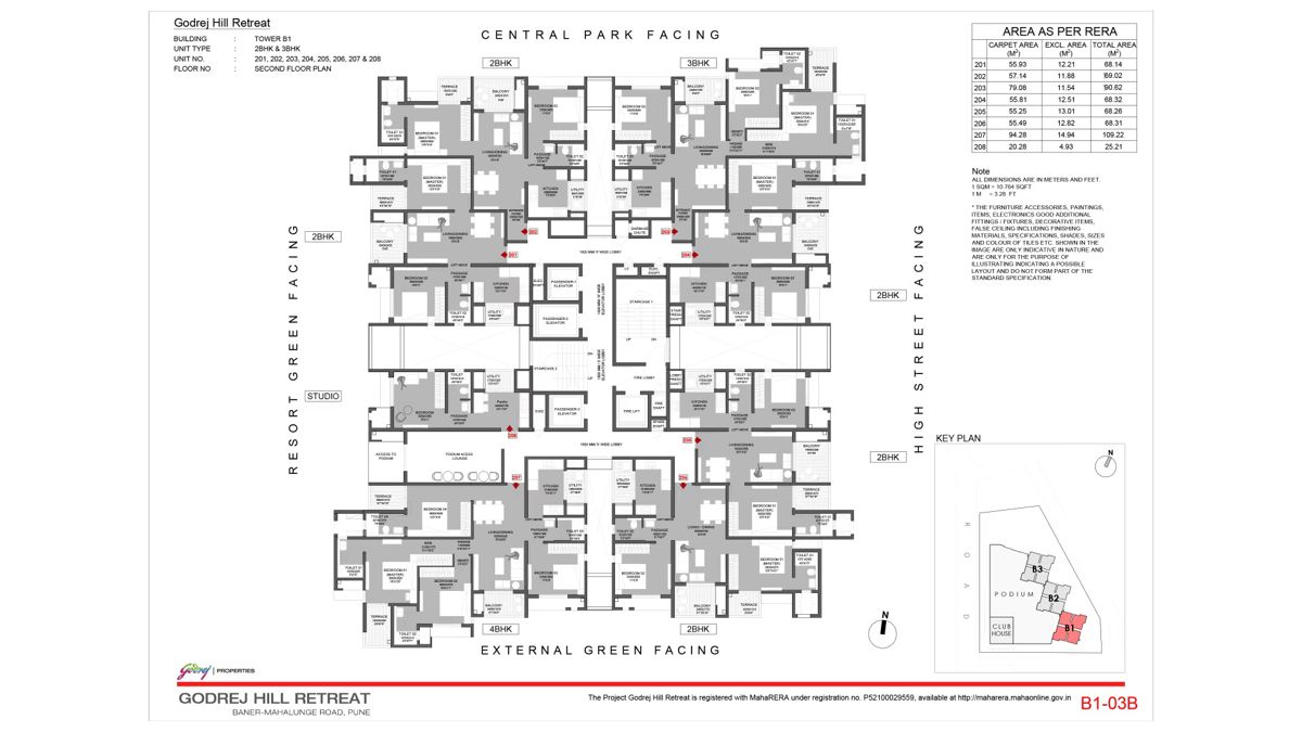 Godrej Hill Retreat Floor Plans 1
