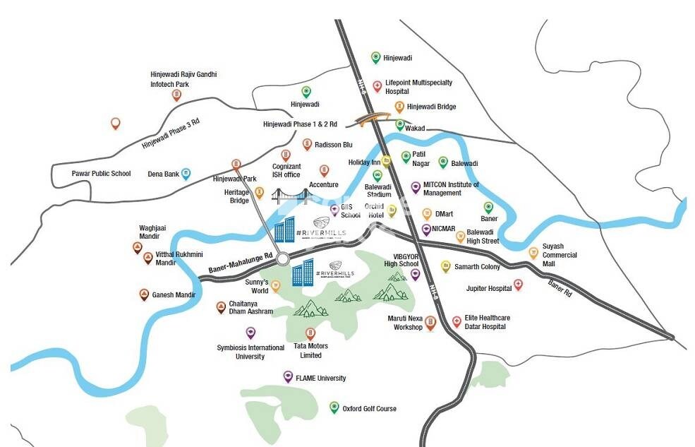 Godrej Hill Retreat Location Image
