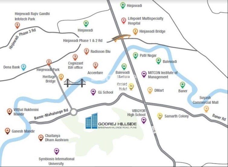 Godrej Hillside Location Image