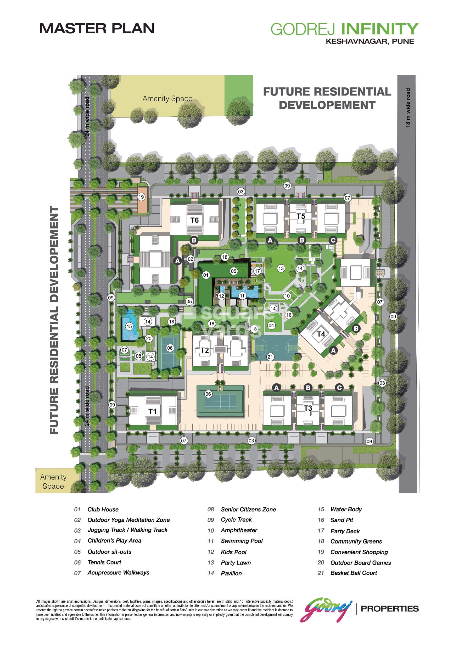 Godrej Infinity Master Plan Image