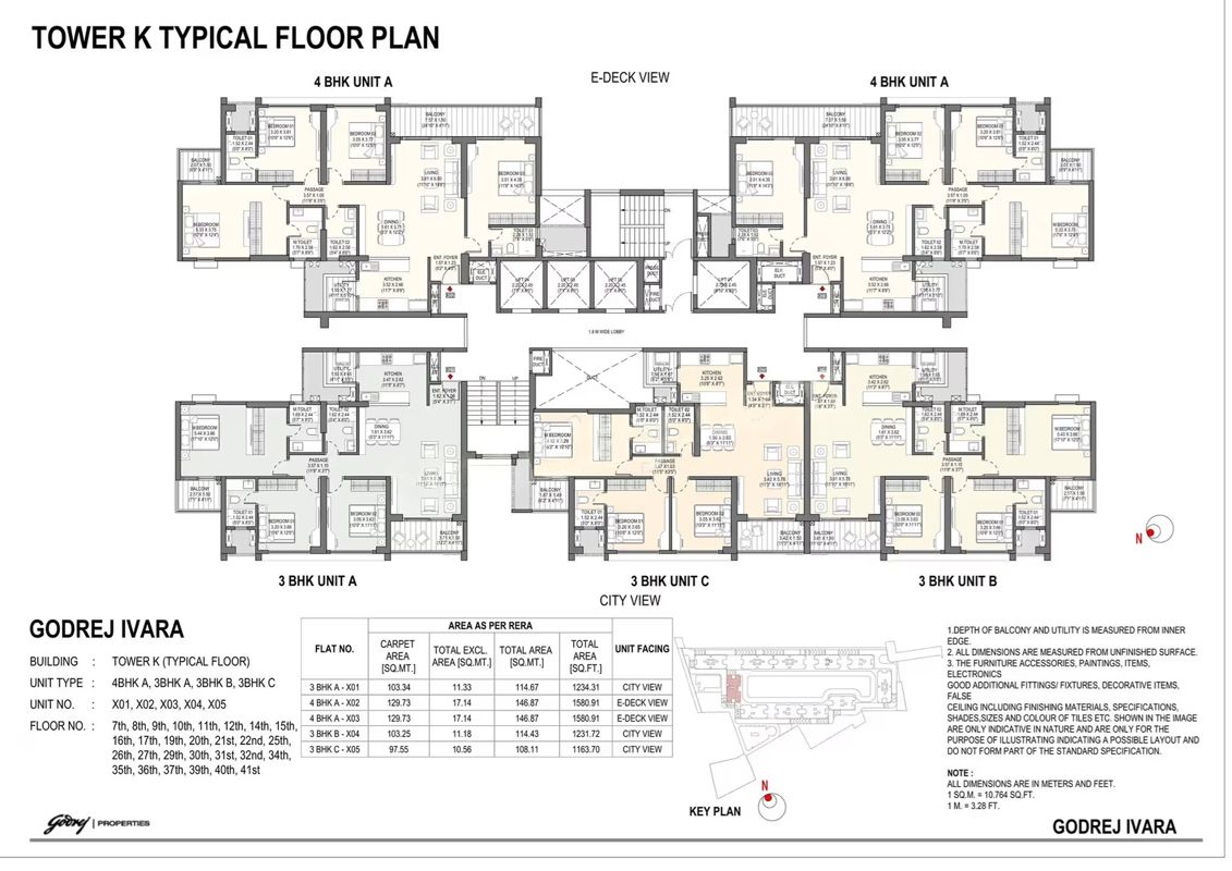 Godrej Ivara Floor Plans