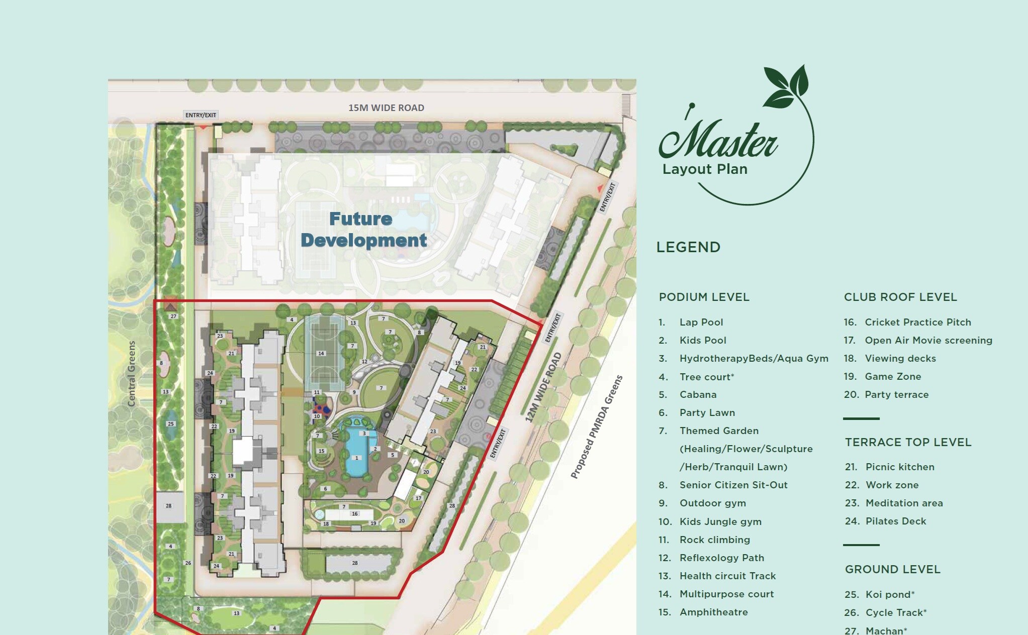 Godrej Meadows Master Plan Image