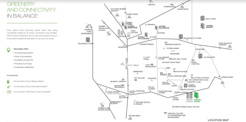 Godrej Prana Location Image