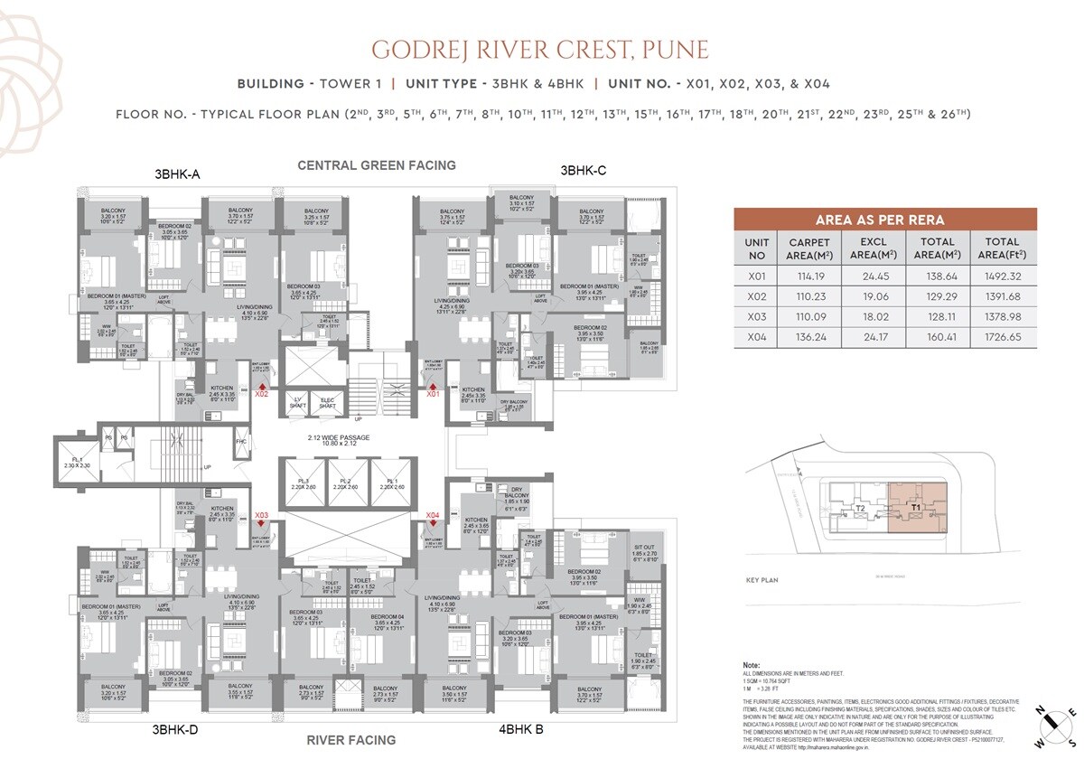 Godrej River Crest Floor Plans 1