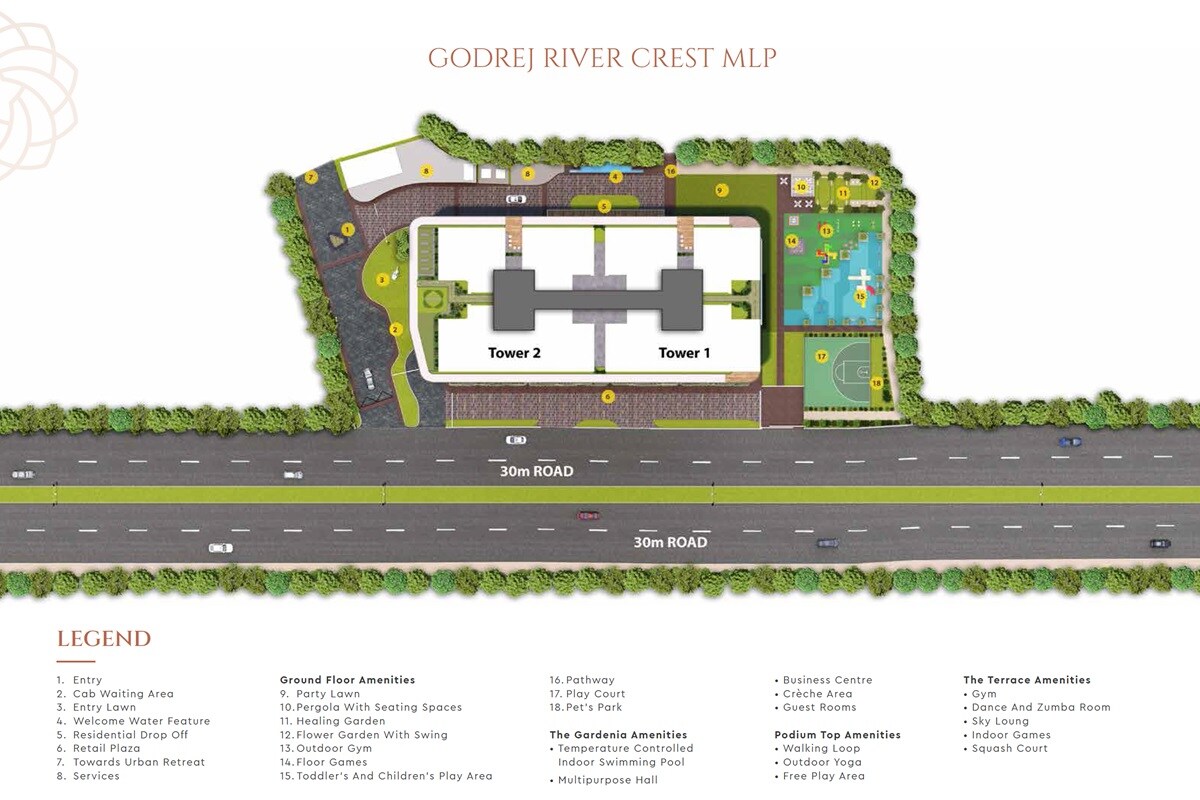 Godrej River Crest Master Plan 1
