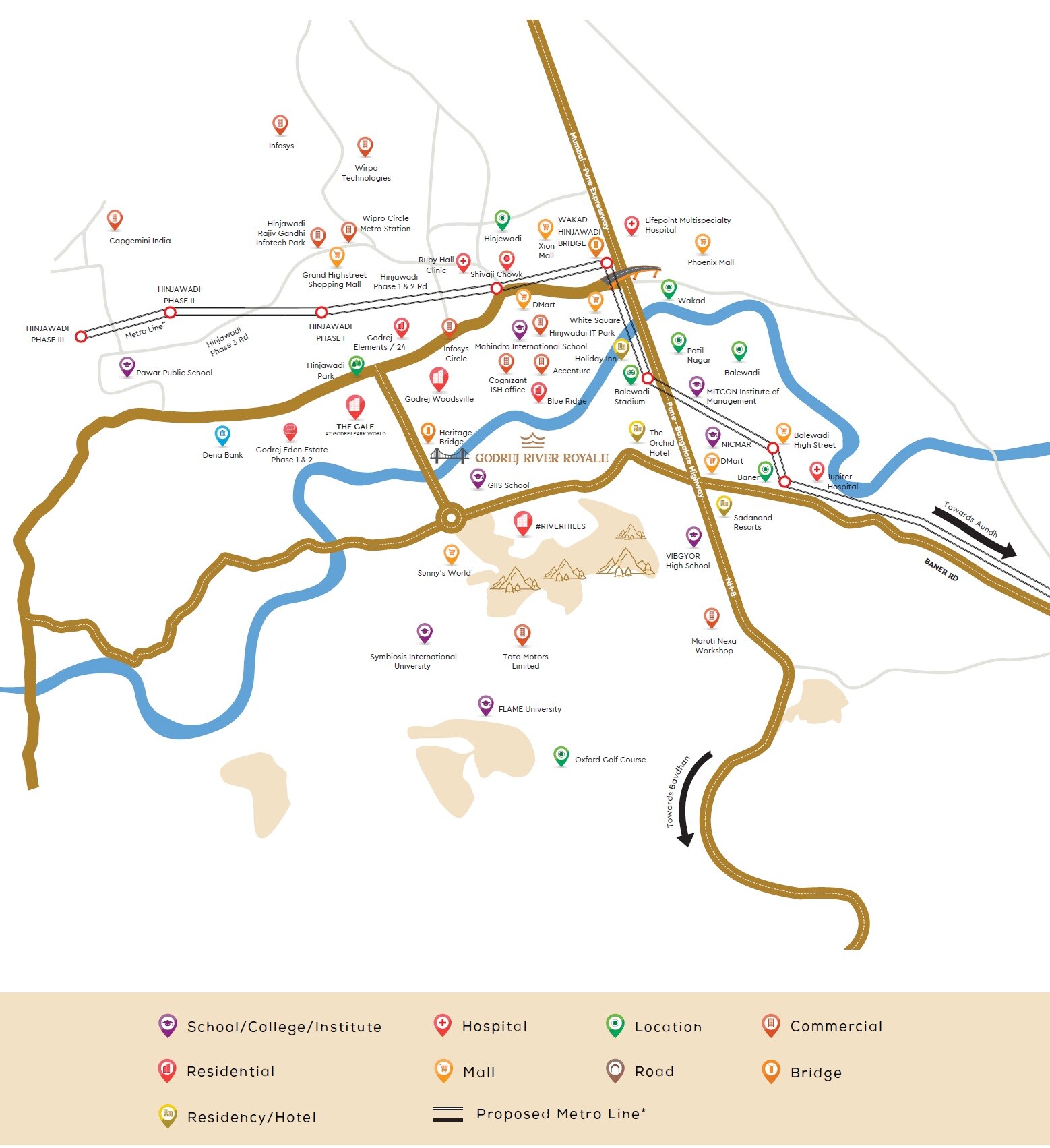 Godrej River Royale Location Image