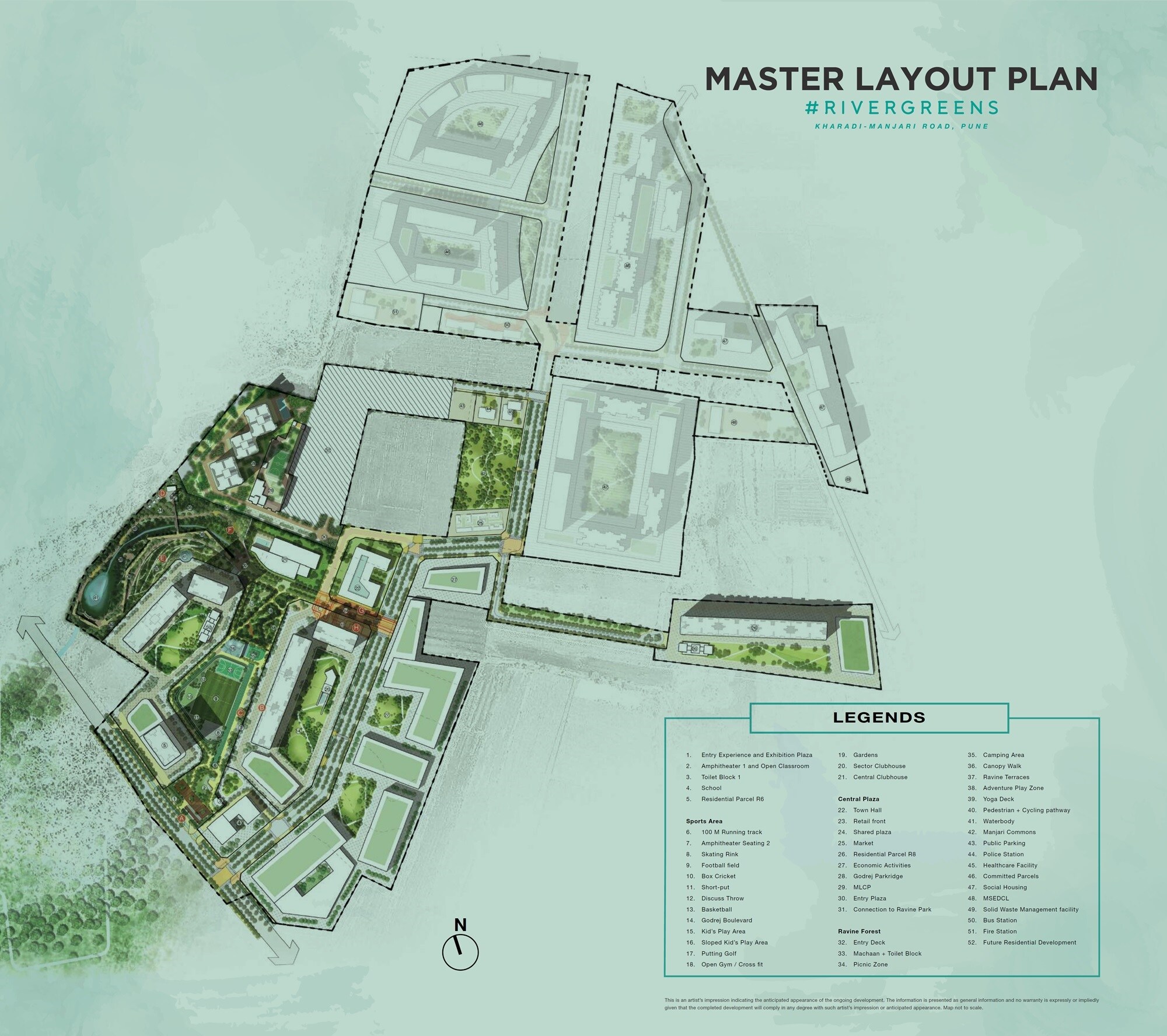 Godrej Rivergreens Master Plan 2