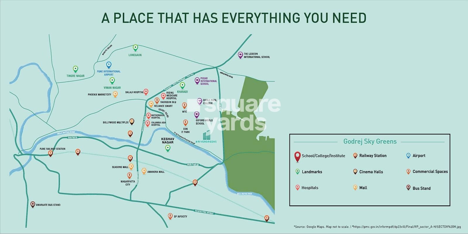 Godrej Sky Greens Location Image