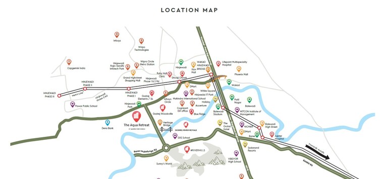 Godrej The Aqua Retreat Location Image