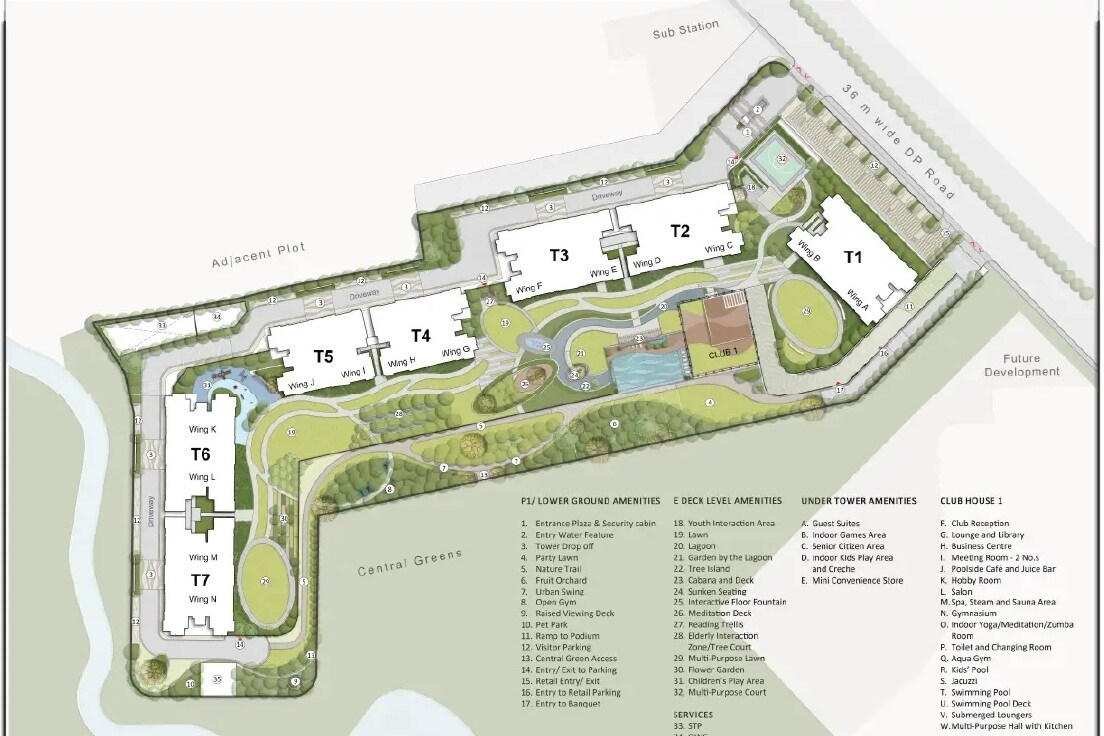 Godrej The Aqua Retreat Master Plan 1