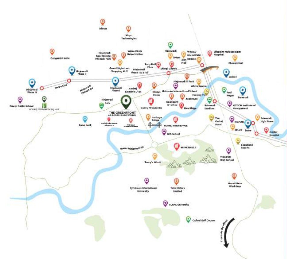 Godrej The Greenfront Location Image