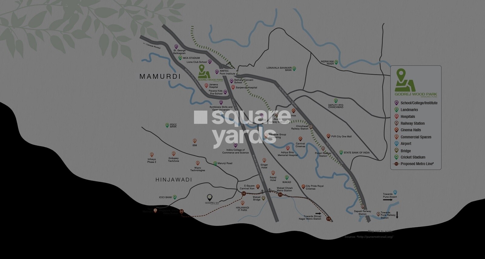 Godrej Wood Park Location Image