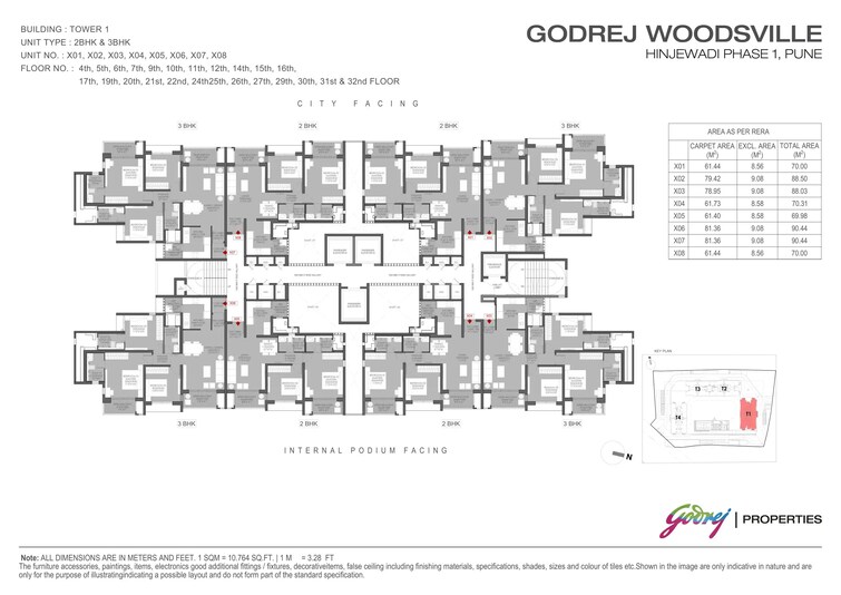 Godrej Woodsville Floor Plans