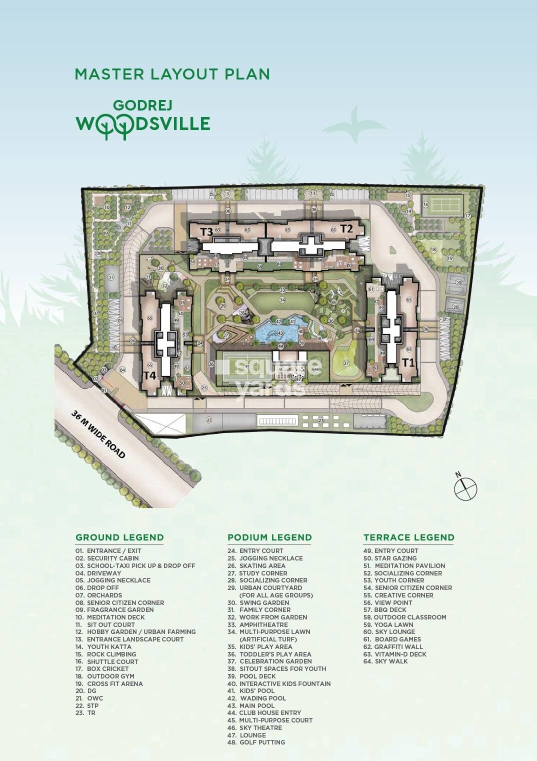 Godrej Woodsville Master Plan 1