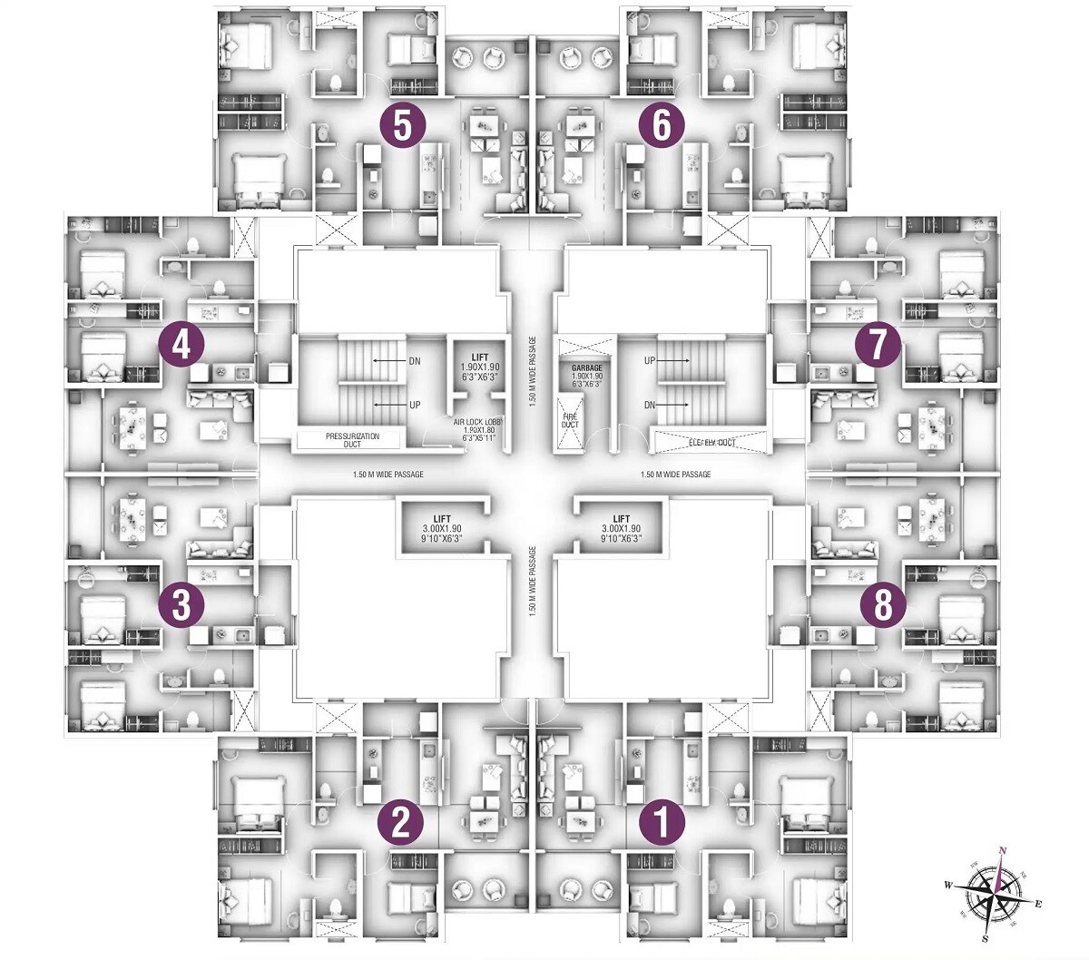 Goel Ganga Altus Floor Plans