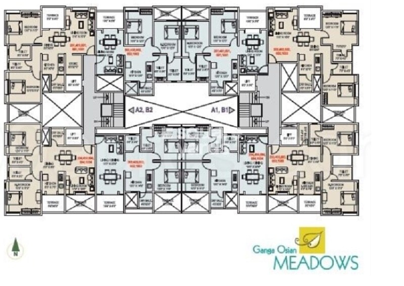 Goel Ganga Annexe Ganga Osian Meadows Floor Plans