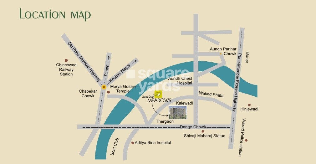 Goel Ganga Annexe Ganga Osian Meadows Location Image