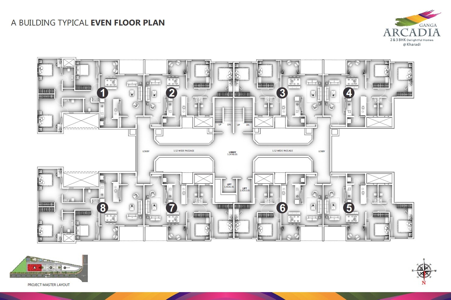 Goel Ganga Arcadia Floor Plans