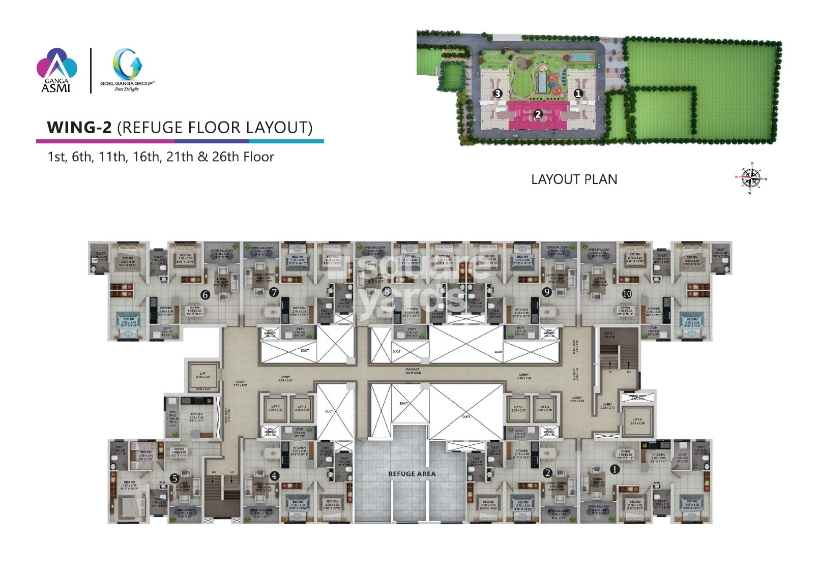 Goel Ganga Asmi Floor Plans 3