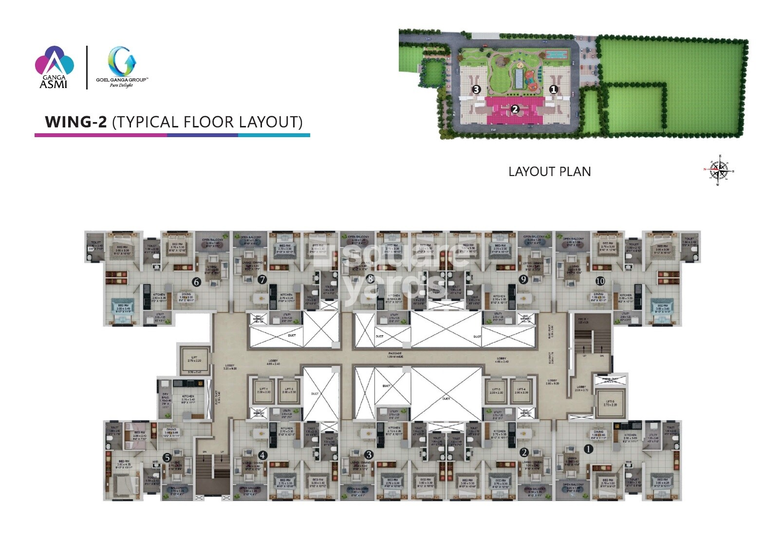 Goel Ganga Asmi Floor Plans 2