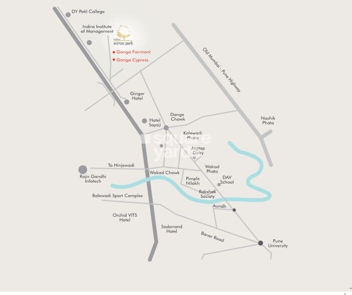 Goel Ganga Aurum Park Location Image