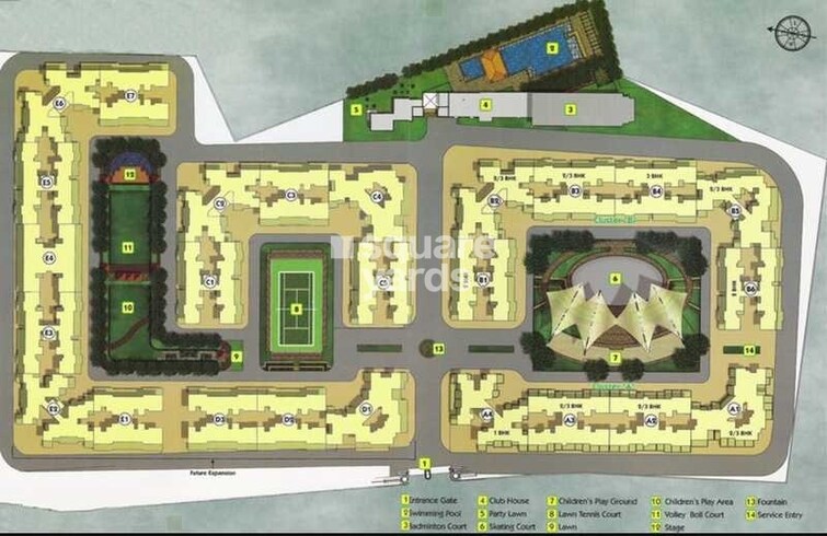 Goel Ganga Constella Master Plan Image