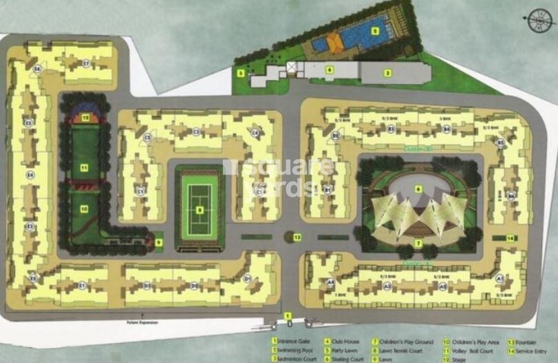 Goel Ganga Constellaa Villa Master Plan Image
