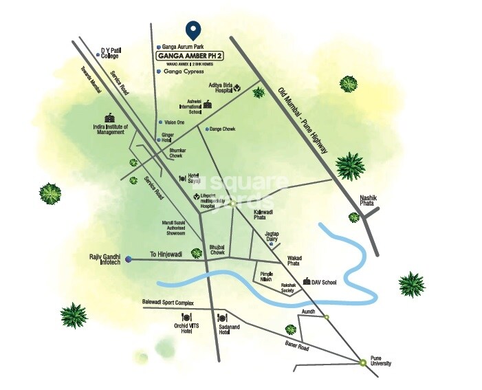 Goel Ganga Ganga Amber 2 Location Image