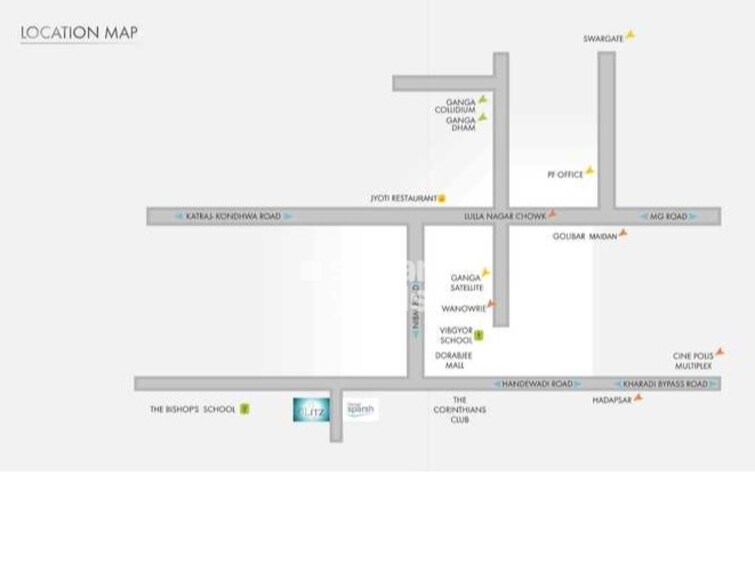 Goel Ganga Glitz Location Image