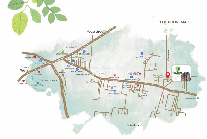 Goel Ganga Hill Shire Phase 1 Location Image