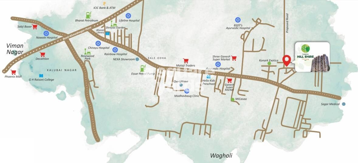 Goel Ganga Hill Shire Phase 2 Location Image