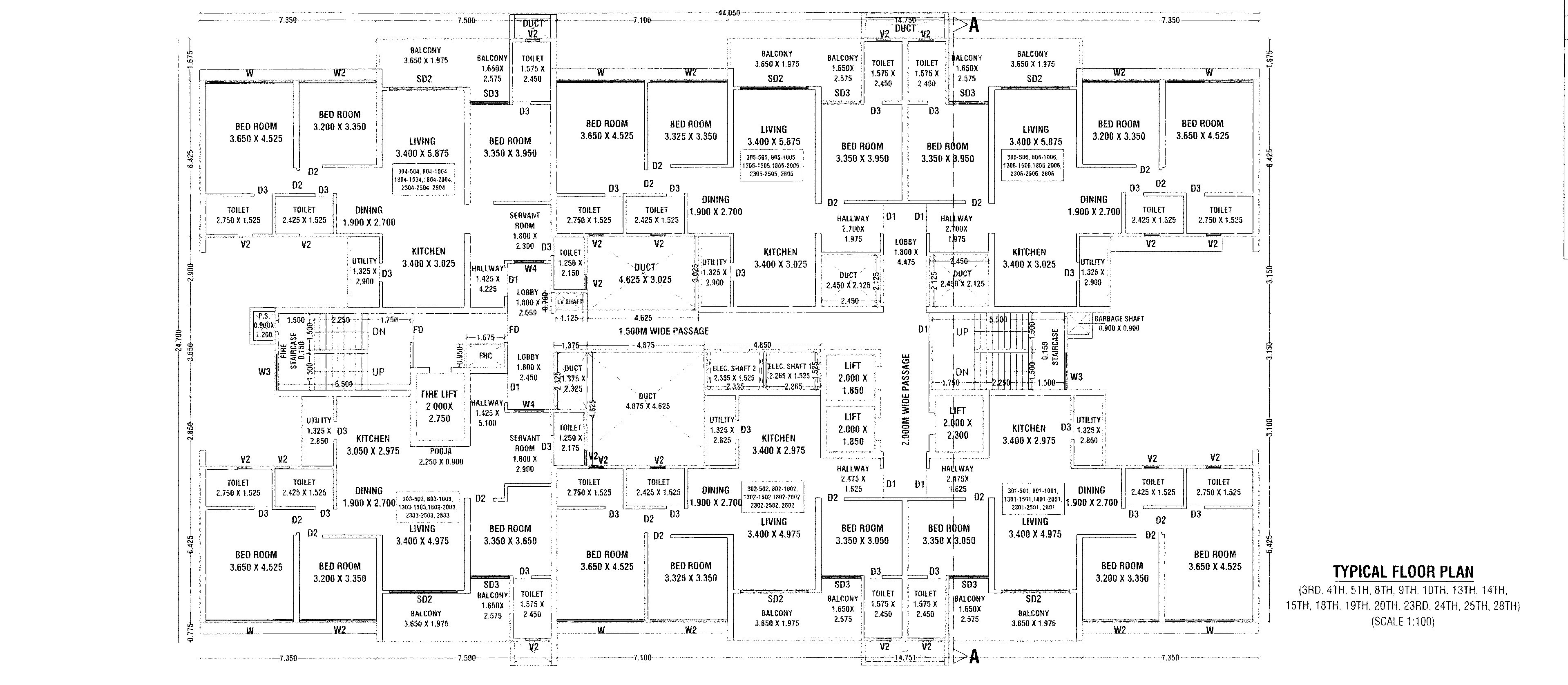 Goel Ganga Imperia Floor Plans 1