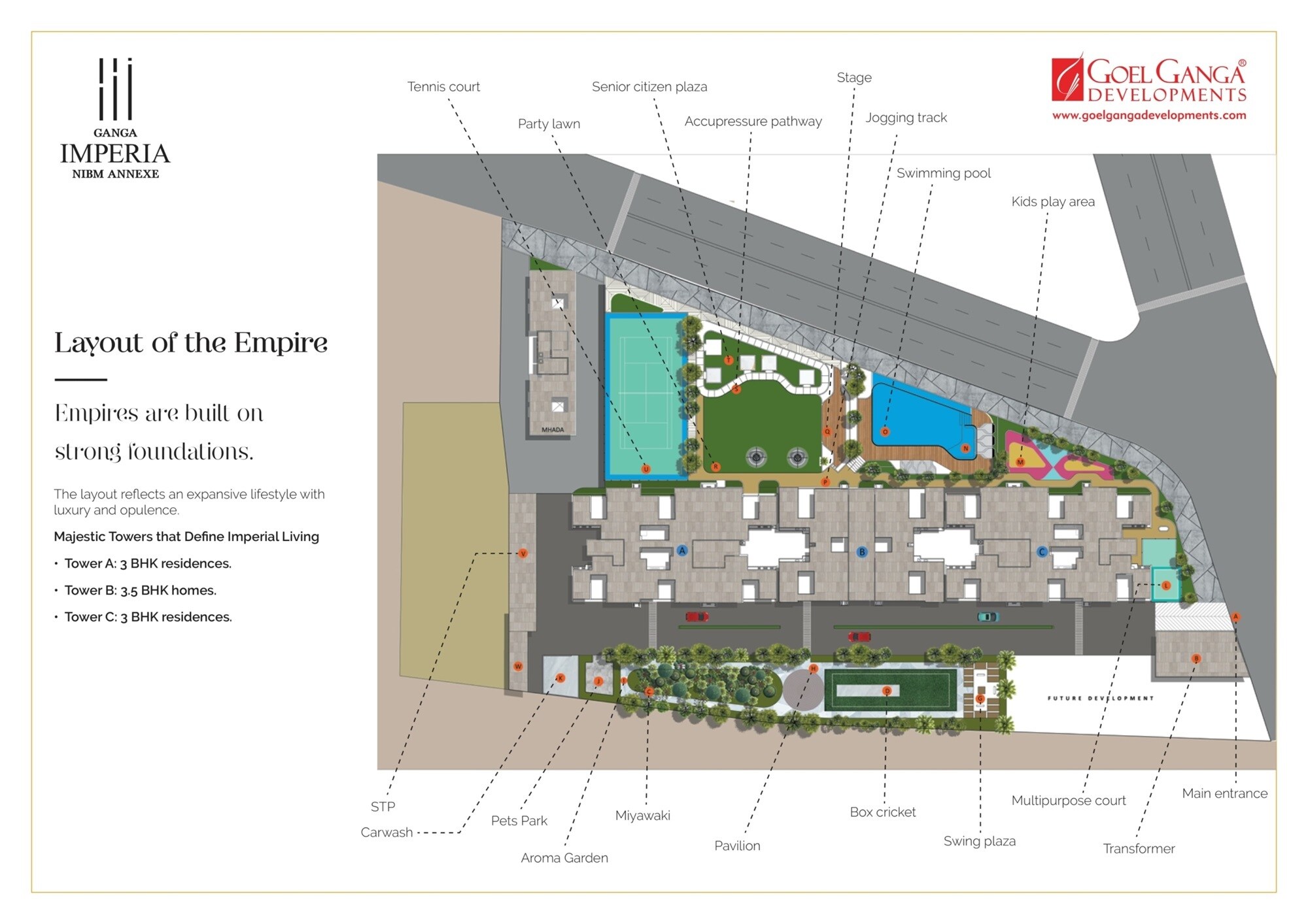 Goel Ganga Imperia Master Plan Image