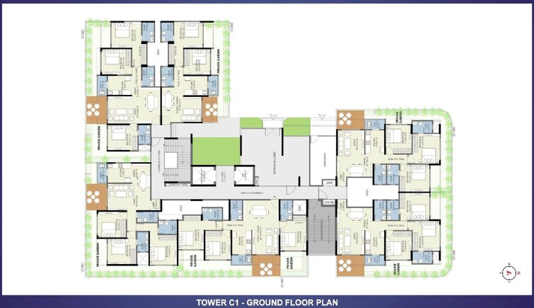 Goel Ganga New Town Floor Plans 3