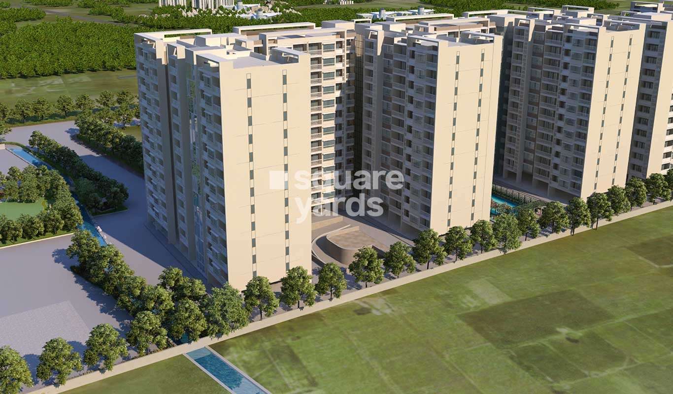 goel ganga new town project tower view2