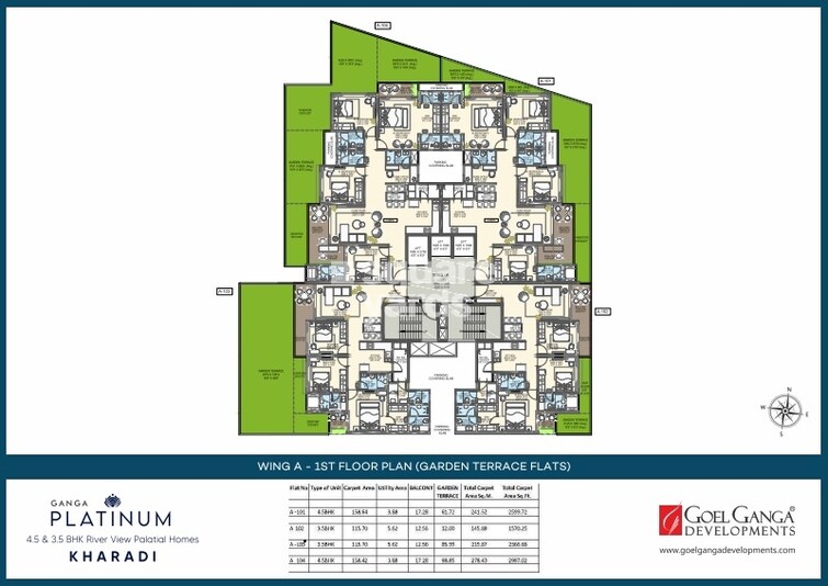 Goel Ganga Platinum Floor Plans