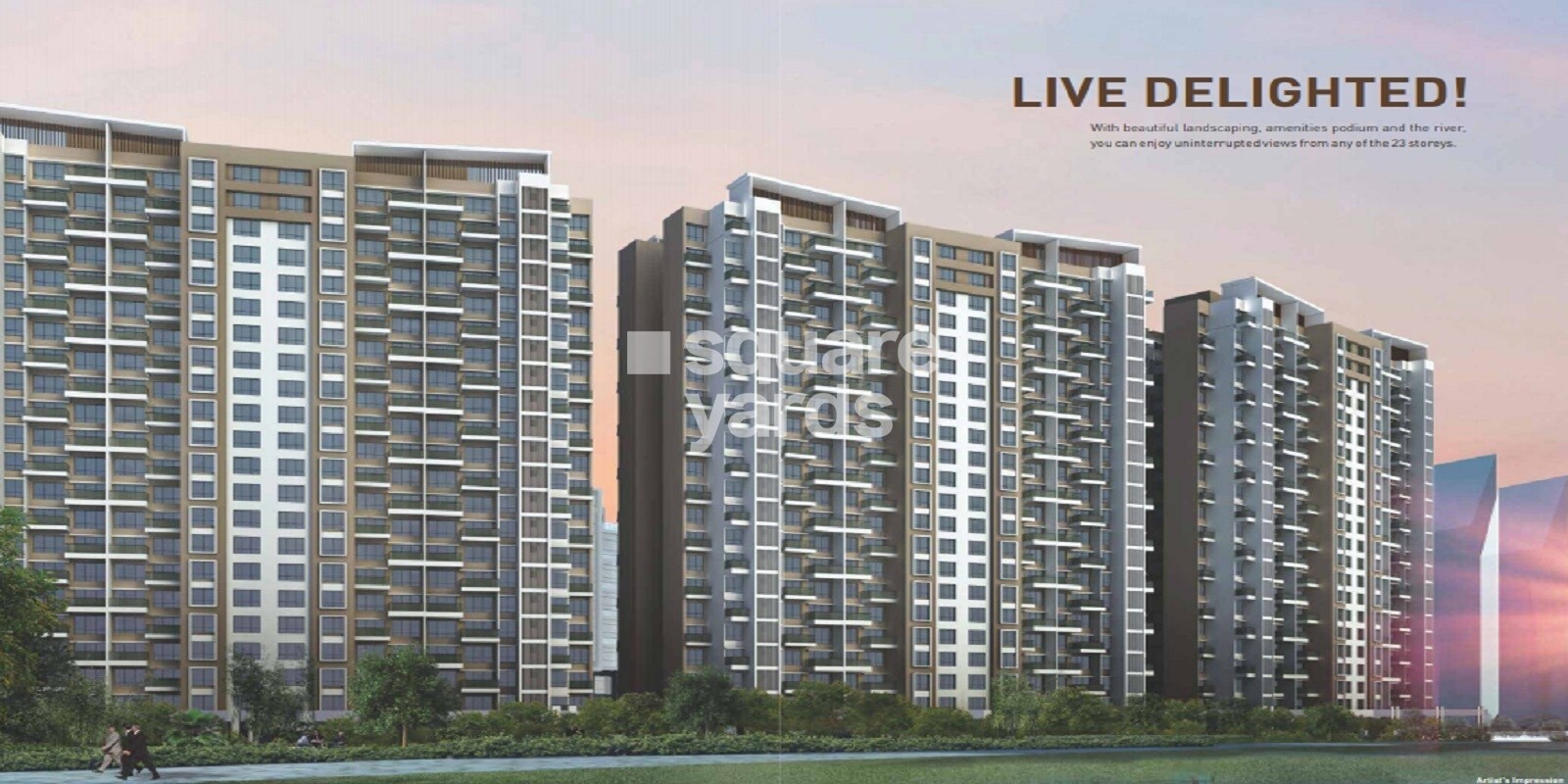 Goel Ganga Serio E F Building